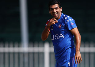 Imran Awan picked up two wickets in the 19th over as USA beat Denmark by 21 runs to avoid a last-place finish in the World Twenty20 Qualifier &copy; ICC