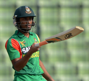 Anamul Haque's century helped Bangladesh to 326, their highest ODI total, but Shahid Afridi's quick 59 helped Pakistan seal a three-wicket win in Mirpur &copy; AFP