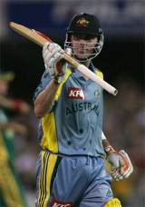 Damien Martyn's blistering innings helped Australia cruise to victory in the Twenty20 International at Brisbane &copy; Getty Images