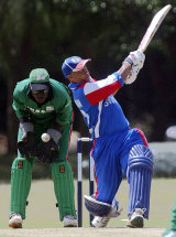 Lionel Cann: sent home by the Bermuda board after an incident in an ODI against Kenya &copy; AFP