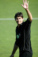 Stephen Fleming's 4th successive home series victory &copy; AFP