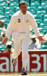 Stuart MacGill ended with rich pickings at the SCG &copy; Getty Images