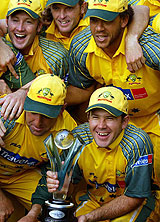 At the end of the day, Australia were too good for Pakistan and the Videocon Cup was theirs &copy; AFP
